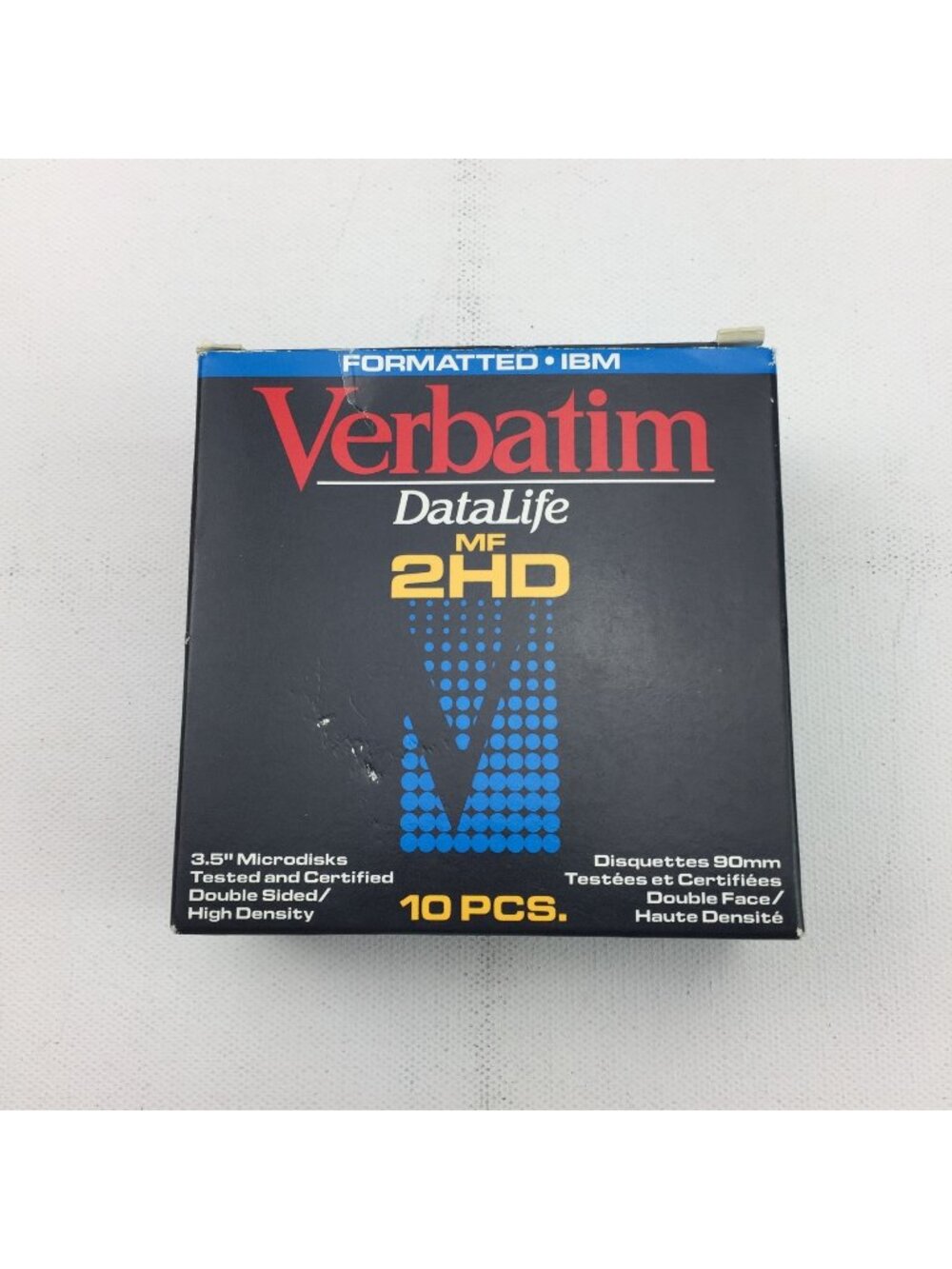 Verbatim DataLife 3.5" MF 2HD High Density Microdisks 10 Pc IBM Formatted 1.44MB